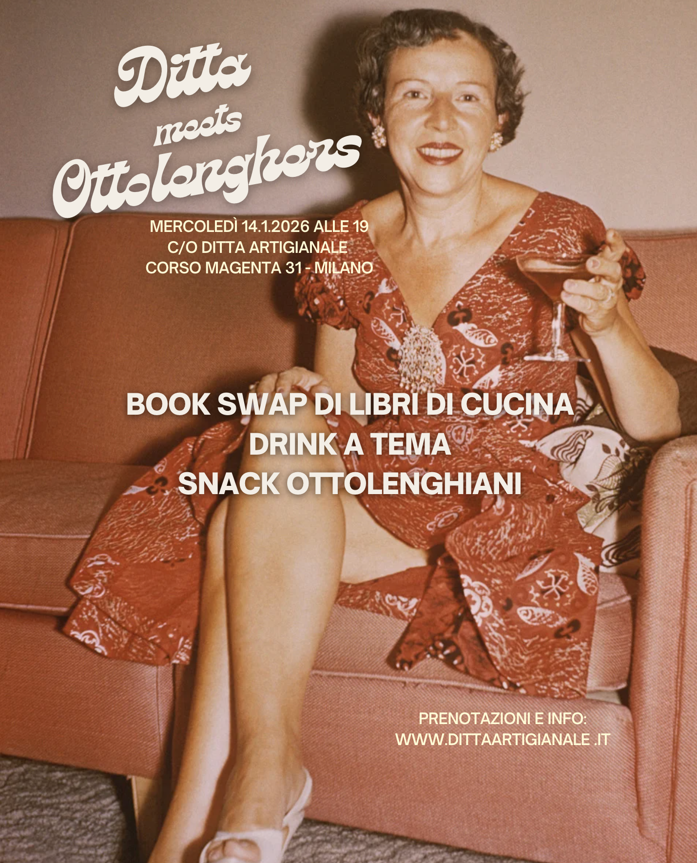 Ditta meets Ottolenghers - book swap di libri di cucina & aperitivo