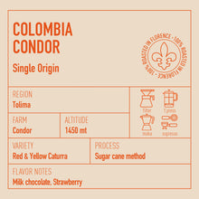 Carica l&#39;immagine nel visualizzatore di Gallery, COLOMBIA CONDOR DECAF
