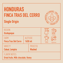 Carica l&#39;immagine nel visualizzatore di Gallery, HONDURAS FINCA TRAS DEL CERRO
